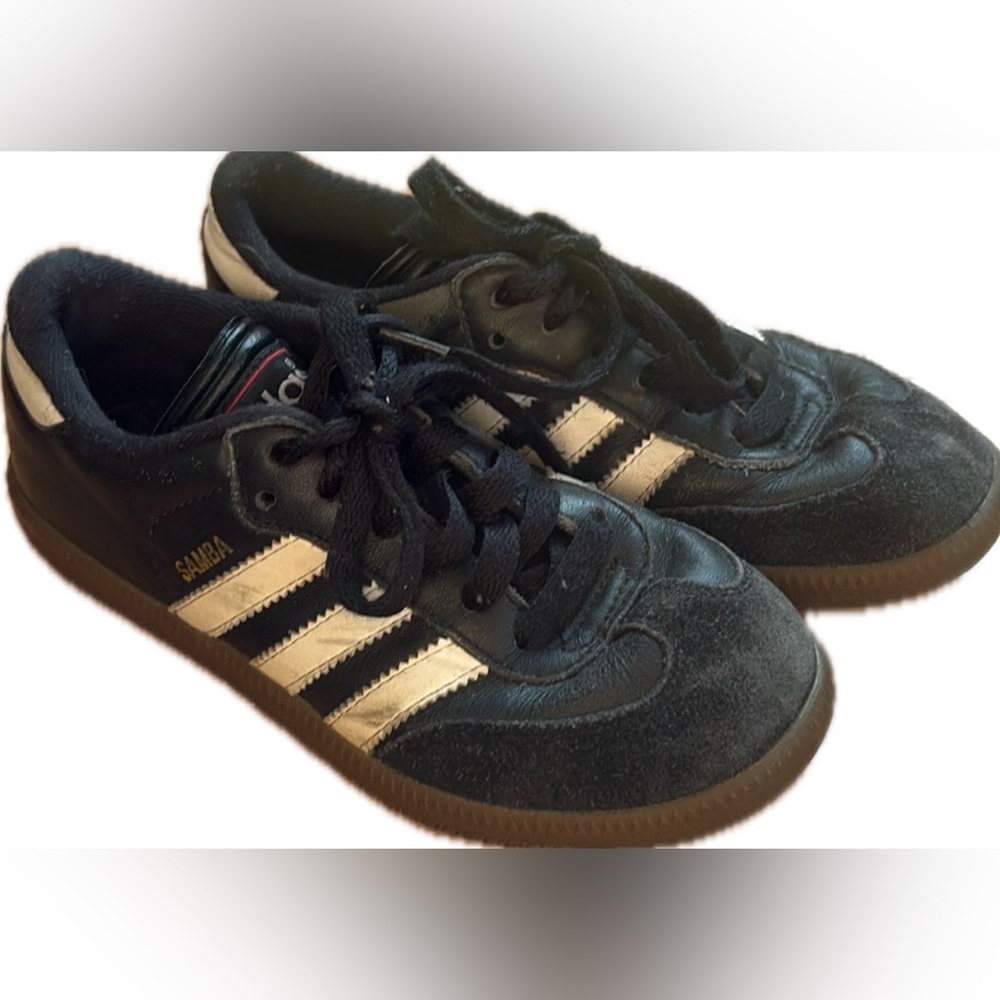 Adidas Kids Samba Sneakers Size 1 Black
